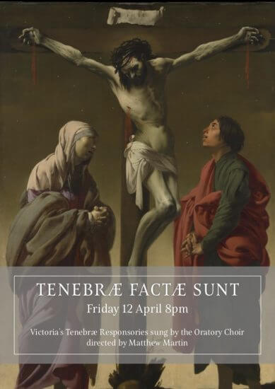 Passiontide Musical Oratory Poster 2019